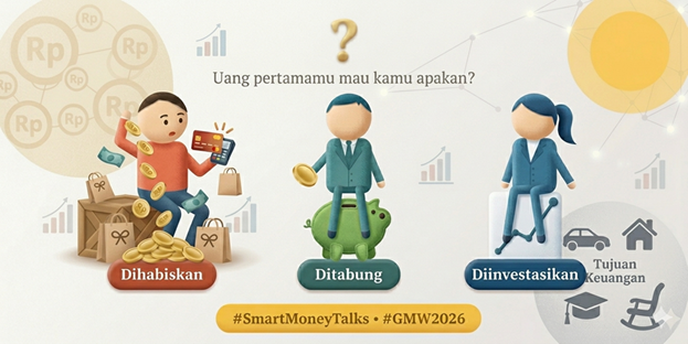 uang pertamamu: dihabiskan, ditabung, atau diinvestasikan?