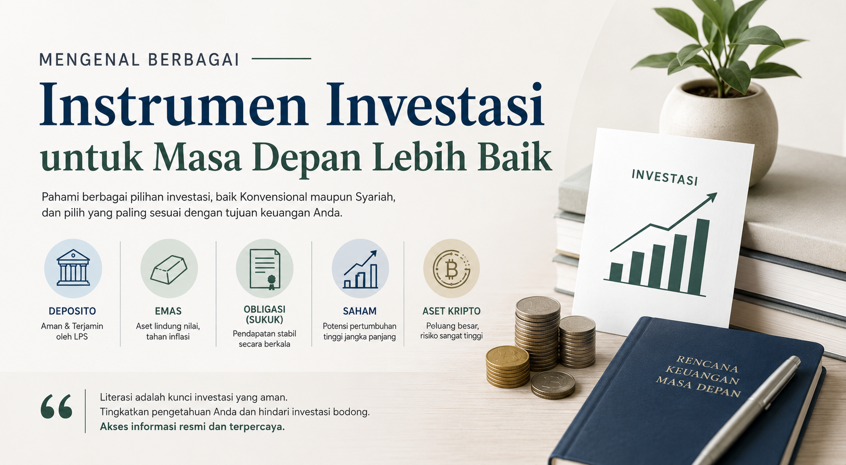 mengenal berbagai instrumen investasi untuk masa depan lebih baik